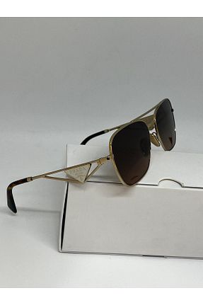 عینک آفتابی متالیک زنانه 59 Prada - کد 881393871