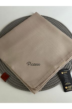 روسری بژ پلی استر Picasso - کد 881397048