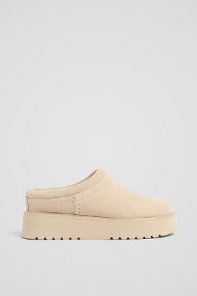 کفش کژوال نباتی زنانه پاشنه کوتاه (1 - 4 سانتی متر) Stradivarius - کد 881417801