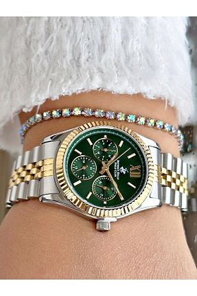 ساعت مچی سبز زنانه 36 میلی متر Beverly Hills Polo Club - کد 881428968