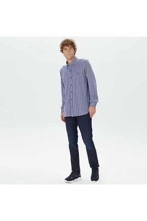 شلوار جین سرمه ای مردانه پاچه تنگ Nautica - کد 881445313