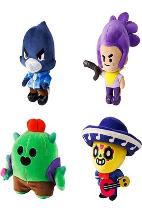 اسباب بازی مخملی رنگی 20 cm BRAWL STARS - کد 881441520