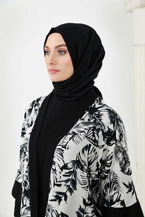 شال مشکی زنانه ابریشم Setrms - کد 832817422