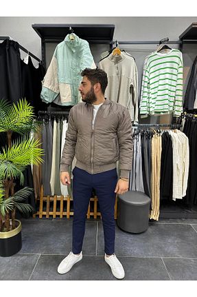 کت قهوه ای مردانه رگولار MODA - کد 881455736