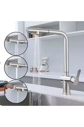 شیر سینک ظرفشویی طوسی FLEKO - کد 881524297