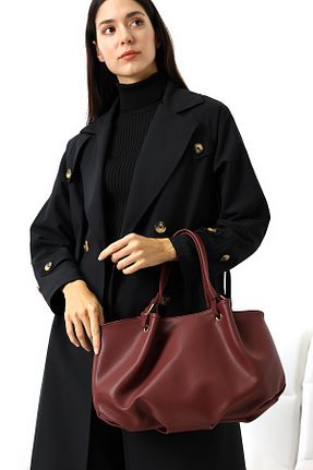 کیف دوشی زرشکی زنانه جیر Moda azza - کد 881557482