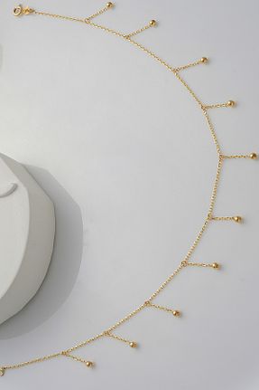 خلخال طلا طلائی زنانه 14 عیار MOOM MÜCEVHERAT - کد 881635161