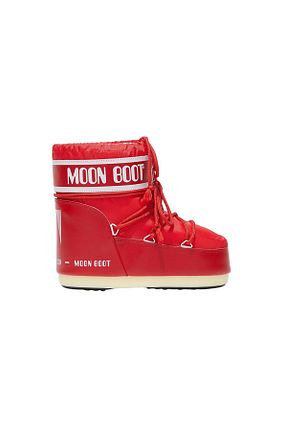 بوت برفی قرمز زنانه چرم مصنوعی Moon Boot - کد 865459077