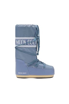 بوت برفی آبی زنانه چرم خالص Moon Boot - کد 865461183