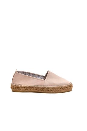 کفش اسپادریل صورتی زنانه چرم خالص Su Espadril - کد 298817221