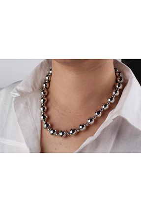 گردنبند استیل ( فولاد ) زنانه استیل (فولاد) VOBEEYKU - کد 881667822