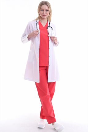 پیراهن سفید زنانه رگولار Esen Forma - کد 881667887