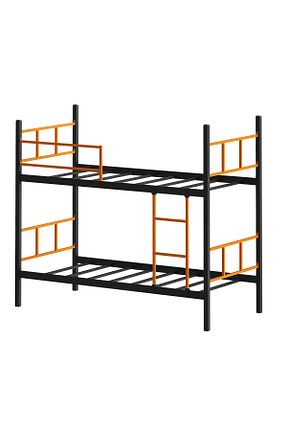 تختخواب دو طبقه نارنجی فلزی Mobpazar - کد 881667960