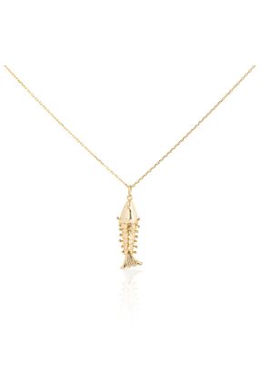 گردنبند نقره طلائی زنانه 925 عیار Spossy Silver Jewelry - کد 881670907