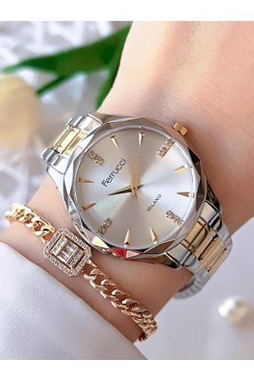 ساعت مچی سفید زنانه 36-40 میلی متر Ferrucci - کد 881675312