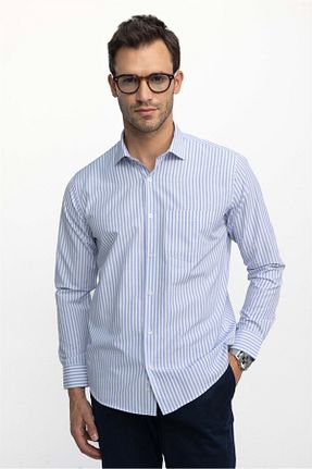 پیراهن سفید مردانه رگولار Tudors - کد 669578398