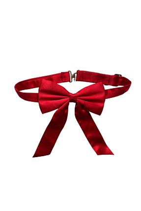 پاپیون قرمز زنانه ساتن mystery bow tie - کد 262615295