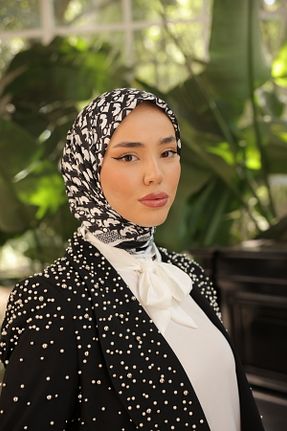 شال مشکی زنانه پلی ساتن diorel - کد 881673755