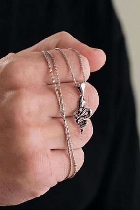 گردنبند نقره مردانه 925 عیار Tmt Silver - کد 882728988