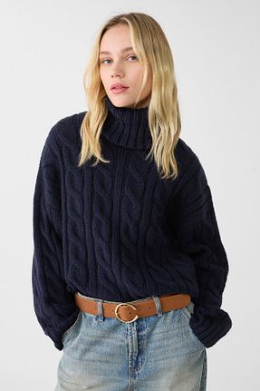 کمربند قهوه ای زنانه پلی اورتان Stradivarius - کد 881682375