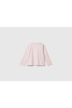 تیشرت صورتی بچه گانه رگولار United Colors of Benetton - کد 859281714