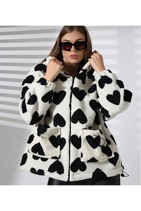 سوئیشرت مشکی زنانه چاپی DEEFWEAR - کد 881690508