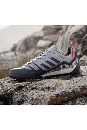 کفش اسنیکر طوسی مردانه بند دار adidas - کد 828497983