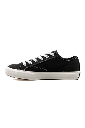 کفش اسنیکر مشکی مردانه بند دار Lacoste - کد 881686267