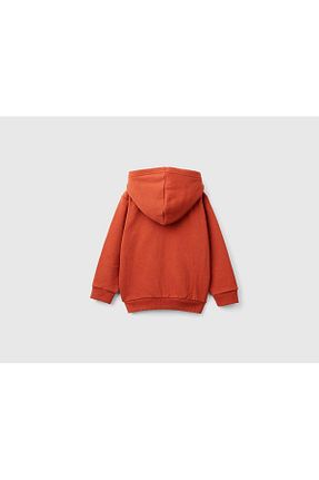سوئیشرت قهوه ای بچه گانه نقش دار / کار شده United Colors of Benetton - کد 877238977
