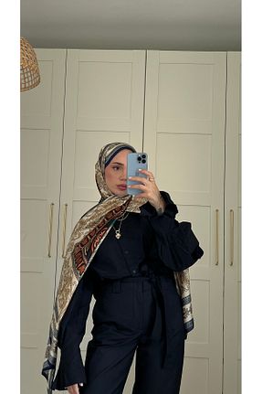 شال سبز زنانه ابریشم diorel - کد 881687585