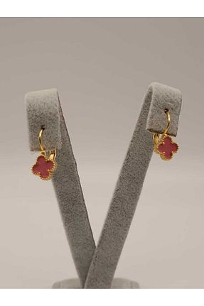 گوشواره استیل (فولاد) صورتی زنانه استیل (فولاد) TLSMACCESORIES - کد 881707402