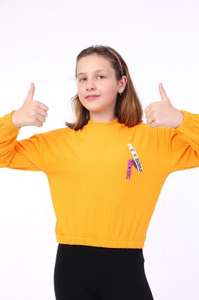 سوئیشرت نارنجی بچه گانه چاپی Toontoy - کد 634892643