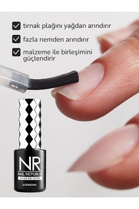 لاک ناخن دائمی سفید Nail Republic - کد 232185588