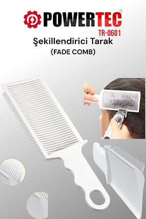 برس و شانه مو سفید Powertec - کد 881741856
