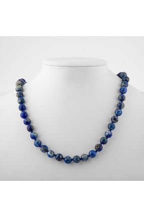 گردنبند جواهر آبی زنانه سنگ OSMANLI DOĞAL TAŞ - کد 676538319