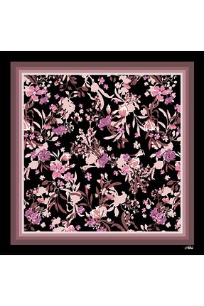روسری رنگی 100 x 100 nehir eşarp - کد 881720256