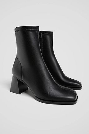 بوت / نیم بوت مشکی زنانه پلی اورتان DUXAL SHOES - کد 874170423