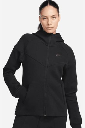 سوئیشرت اسپرت مشکی زنانه Fitted Nike - کد 881756511
