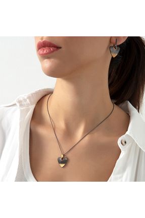 گردنبند نقره مشکی زنانه 925 عیار Ronada Diamond - کد 874804996