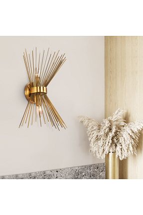 چراغ دیواری زرد فلزی Avize - کد 881847293