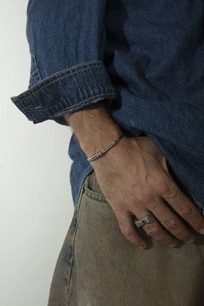 دستبند نقره طوسی زنانه 925 عیار Ronada Diamond - کد 881802057