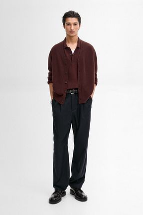 رویه زرد مردانه پشمی Massimo Dutti - کد 881816781