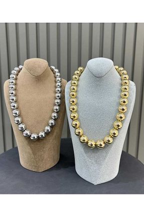 گردنبند جواهر طلائی زنانه برنجی Bubbleatelier - کد 881818005