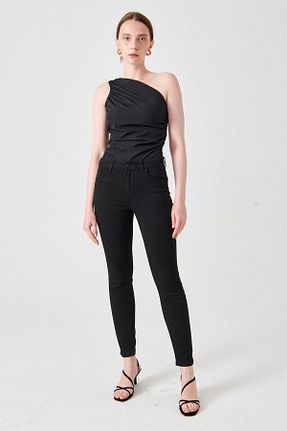 شلوار جین مشکی زنانه پاچه تنگ Denim Trip - کد 120812870