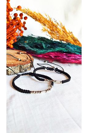 دستبند جواهر مشکی زنانه منجق MARCİELO Accessories - کد 348970986