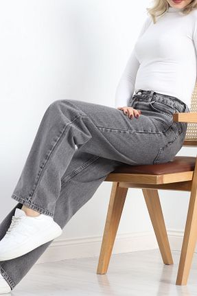 شلوار جین رنگی زنانه پاچه گشاد GERSA - کد 881996865
