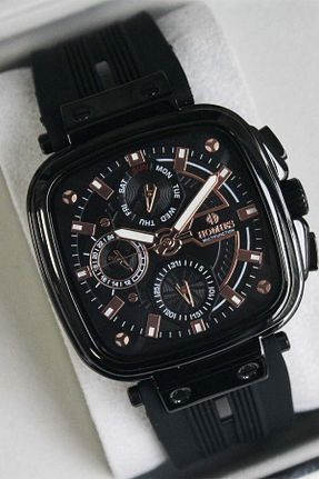 ساعت مچی مشکی مردانه 45 میلی متر Homies - کد 881720743