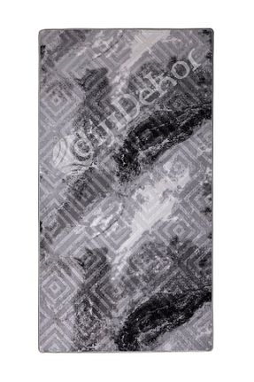 فرش طوسی قابل شستشو Dijidekor - کد 651638376