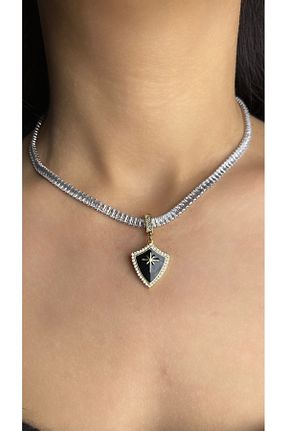 گردنبند استیل ( فولاد ) زنانه استیل (فولاد) Çelik - کد 881894308