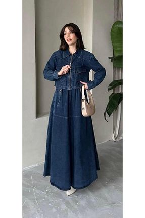 لباس حجاب آبی زنانه رگولار Cardella - کد 881912799